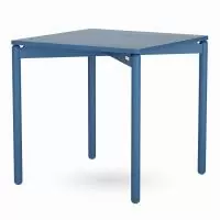 Стол обеденный saga, 75х75 см, синий