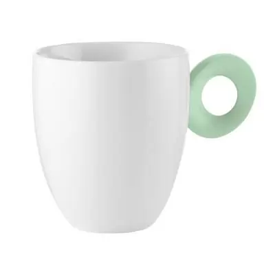 Кружка everyday, 250 мл, белая/зеленая