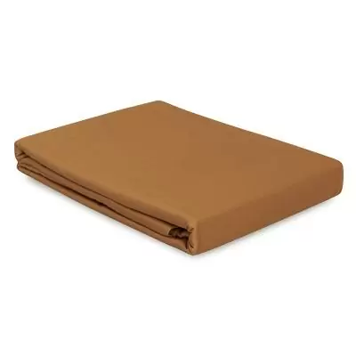 Простыня из сатина из коллекции meditation, caramel, 240х270 см