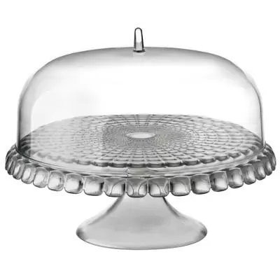 Тортовница Guzzini Tiffany, серая
