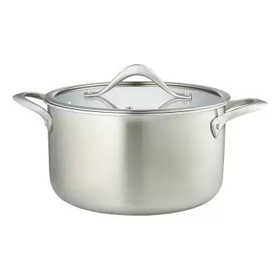 Кастрюля с крышкой 3ply etalon, D24 см, 6 л