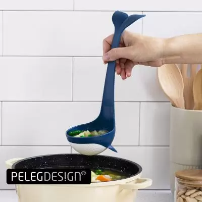 Половник Peleg Design Souper Tail — кухонный половник для супа, рагу и напитков