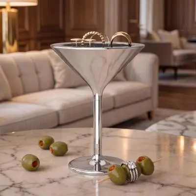 Подставка для колец Umbra Tini Martini, хром