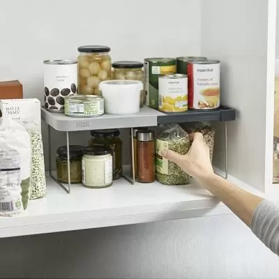 Полка cupboardstore раздвижная серая