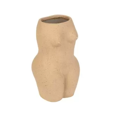 Ваза для цветов Doiy Body 18,8 см, бежевая