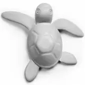 Магнит Qualy Save Turtle, серый