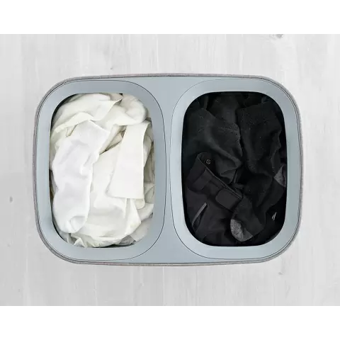 Корзина для белья tota™ 90 л, серая