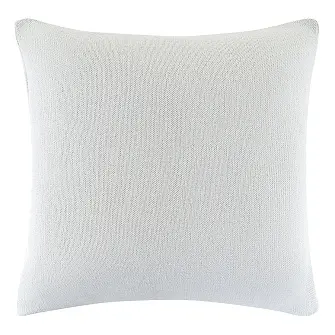 Подушка вязаная с новогодним рисунком Лыжники из коллекции new year essential, 45x45 см