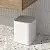 Контейнер для мусора Bergenson Bjorn Bath Tyer, 7 л, белый/серый