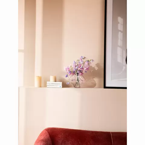 Ваза для цветов Doiy Seashell, 20 см, розовая