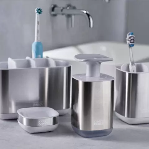 Большой органайзер для зубных щеток Joseph Joseph EasyStore Steel
