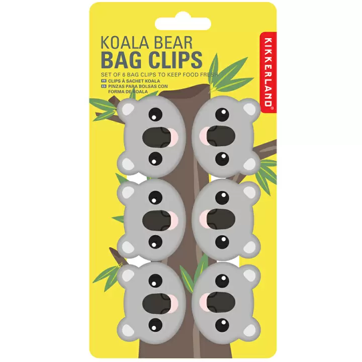 Набор зажимов для пакетов koala, 6 шт