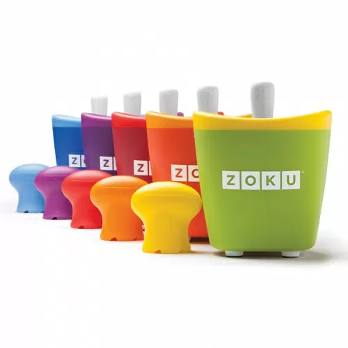 Набор ZOKU для приготовления мороженого Single Quick Pop Maker, синий