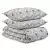 Комплект постельного белья из сатина с принтом "Воздушный цветок" из коллекции prairie, 150х200 см