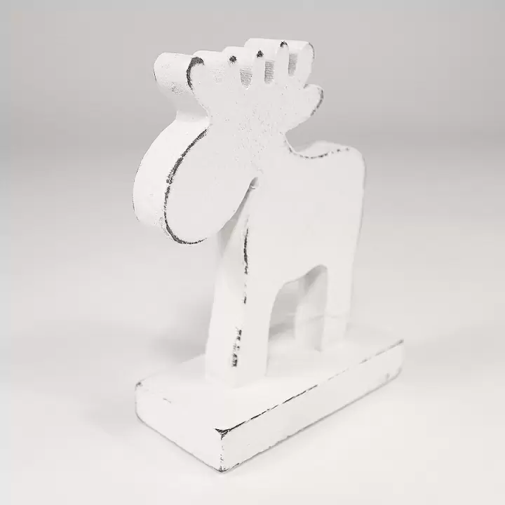 Фигурка декоративная white raindeer, 15х11х5 см
