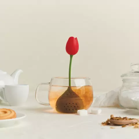 Ситечко для заваривания чая OTOTO Tulip (тюльпан), заварник для листового чая