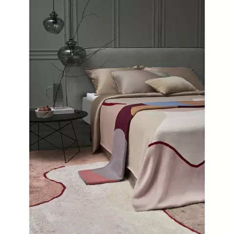 Плед из хлопка с авторским принтом из коллекции freak fruit, 130х180 см