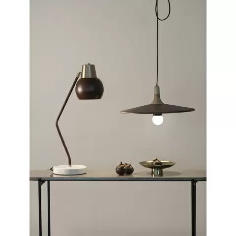 Светильник подвесной mango pyor, D40х13 см, сиреневый