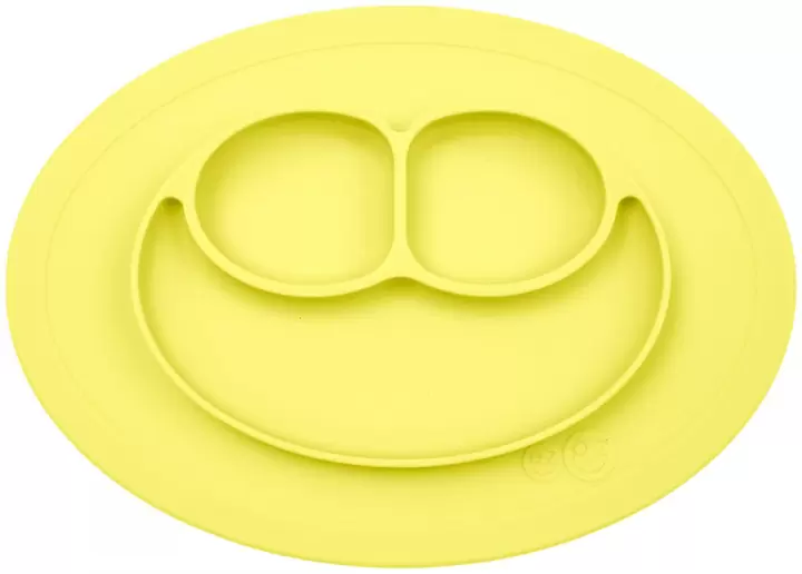 Детская тарелка ezpz Mini Mat EZPZ, лимонная