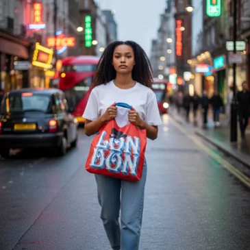 Складная сумка LOQI ALEX TROCHUT London