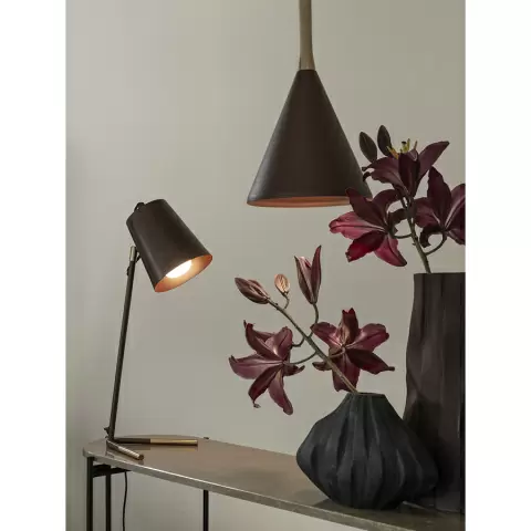 Лампа настольная byokko, D20х55 см, сливовая