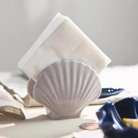 Салфетница pearl серого цвета из коллекции sea treasures