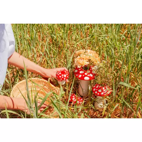 Ваза для цветов amanita, 19 см