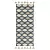 Ковер из хлопка синего цвета argyle из коллекции ethnic, 70х160 см