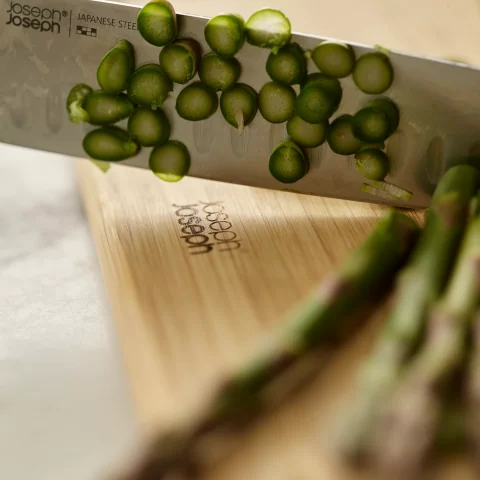 Набор бамбуковых разделочных досок Joseph Joseph Folio Steel Bamboo, 3 шт с кейсом