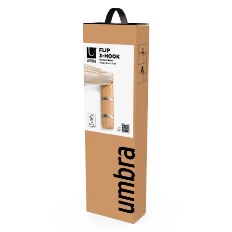 Вешалка настенная Umbra Flip 3 крючка