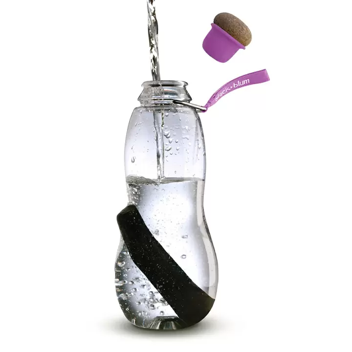 Эко-бутылка eau good с фильтром фиолетовая