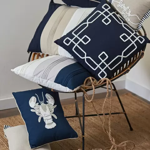 Подушка декоративная navy lobster из коллекции sea treasures, 30х45 см