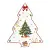Блюдо christmas tale 20,5х25,5 см