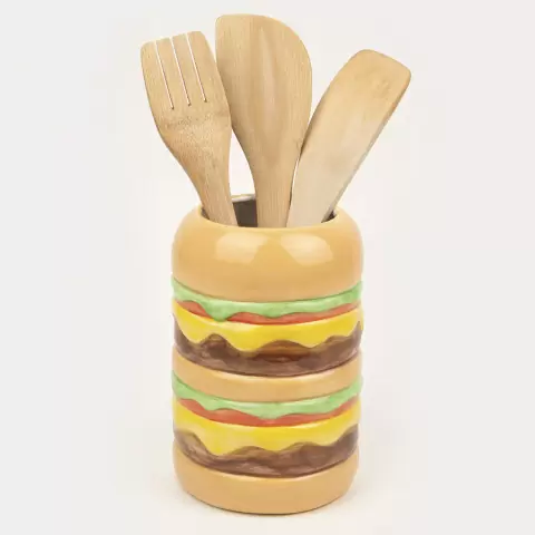 Ваза для цветов fast food, burger, 18 см