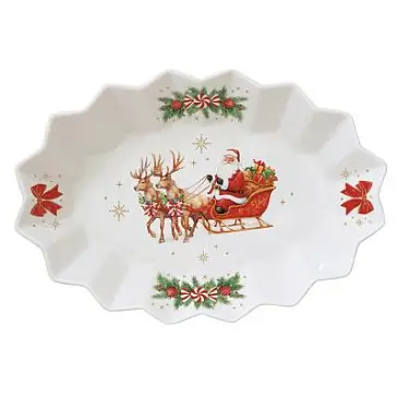 Блюдо овальное christmas heritage, 25х17 см