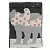 Плед из хлопка с новогодним рисунком Tkano Polar bear из коллекции New Year Essential, 130х180 см