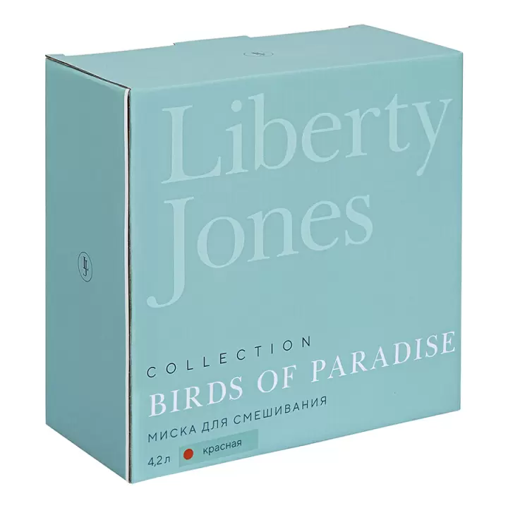 Миска для смешивания Liberty Jones Birds of Paradise 4,2 л, красная
