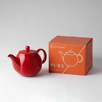 Чайник заварочный с ситом pure, 1 л, красный