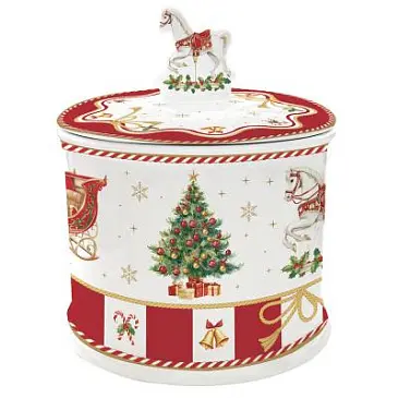 Банка для хранения christmas tale, D14х16,5 см