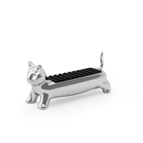 Держатель для колец и серег Umbra Ali Cat из металла, хром