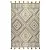 Ковер из хлопка с контрастным узором и кисточками из коллекции ethnic, 200х300 см