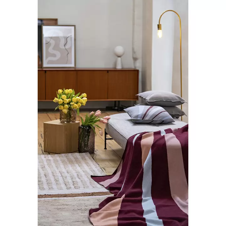 Чехол на подушку из хлопка с принтом tulip field из коллекции terra, 45х45 см