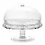 Блюдо для торта с крышкой vanity, D30 см, прозрачное