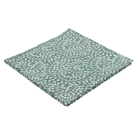 Скатерть из хлопка зеленого цвета с рисунком Спелая смородина, scandinavian touch, 180х260см