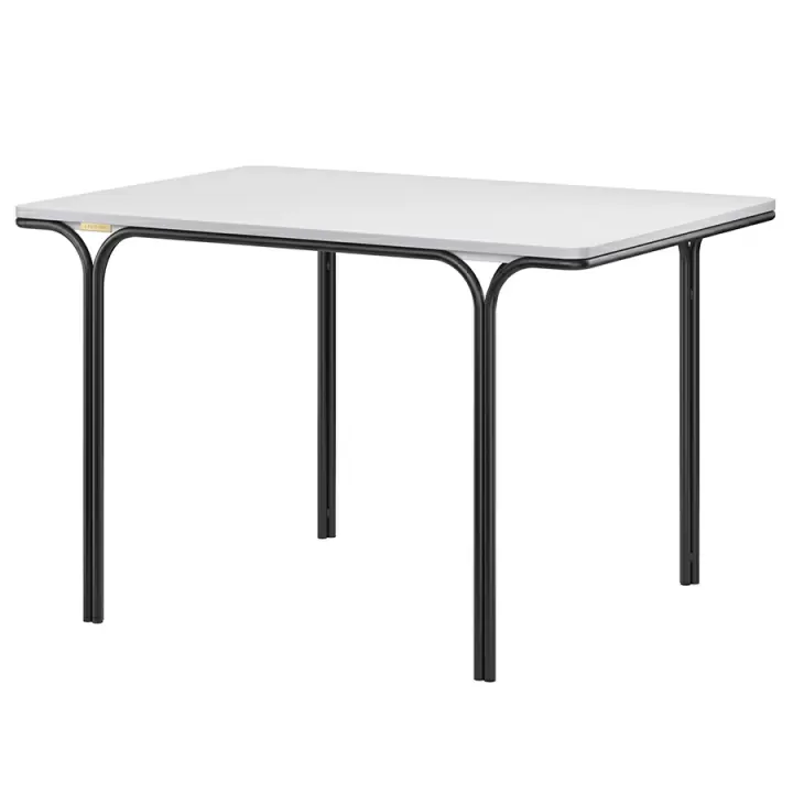 Стол обеденный ror, 85х120 см, черный/серый