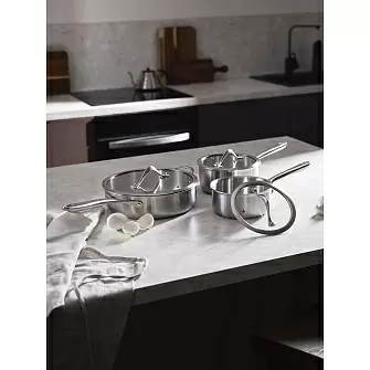 Сотейник с крышкой 3ply etalon, D26 см