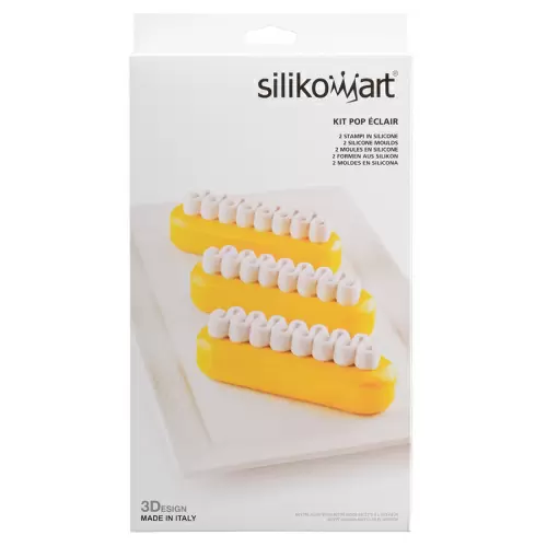 Набор из 2 силиконовых форм для приготовления эклеров Silikomart Pop Eclair