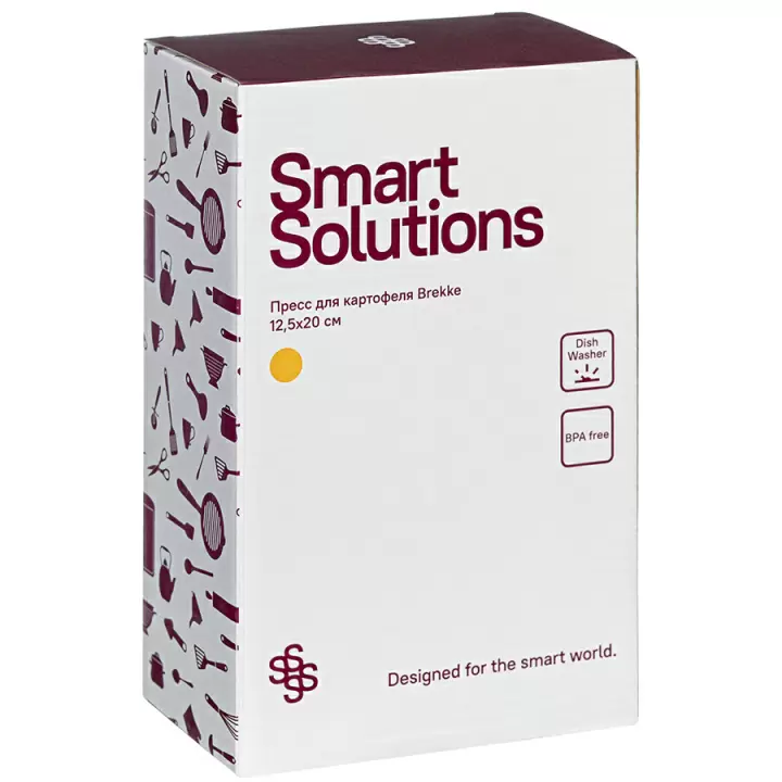 Пресс для картофеля Smart Solutions Brekke, 12,5х19,5 см