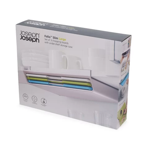 Подвесной набор из 3 разделочных досок Joseph Joseph Folio Slim Large_УЦЕНКА