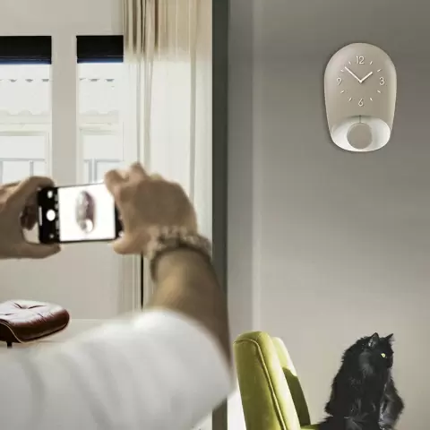 Часы настенные с маятником Guzzini Home, кремовые
